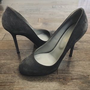 Sergio Rossi | Grey Suede Pumps